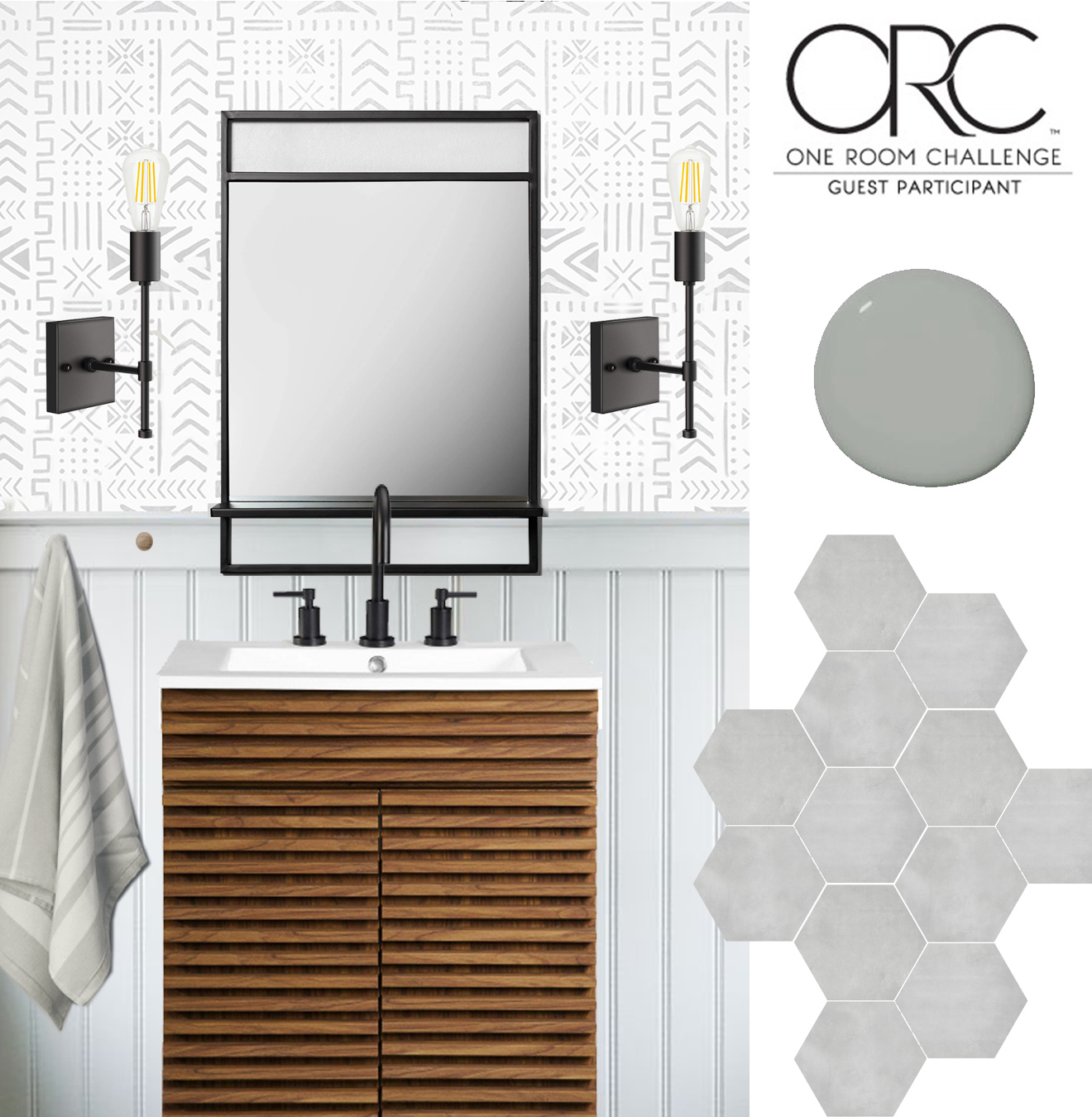 Main Bath At the Pearl House Plans