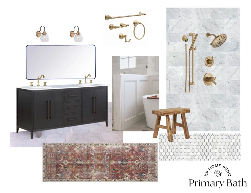 Our Master Bathroom Mood Board and All the Options we Considered