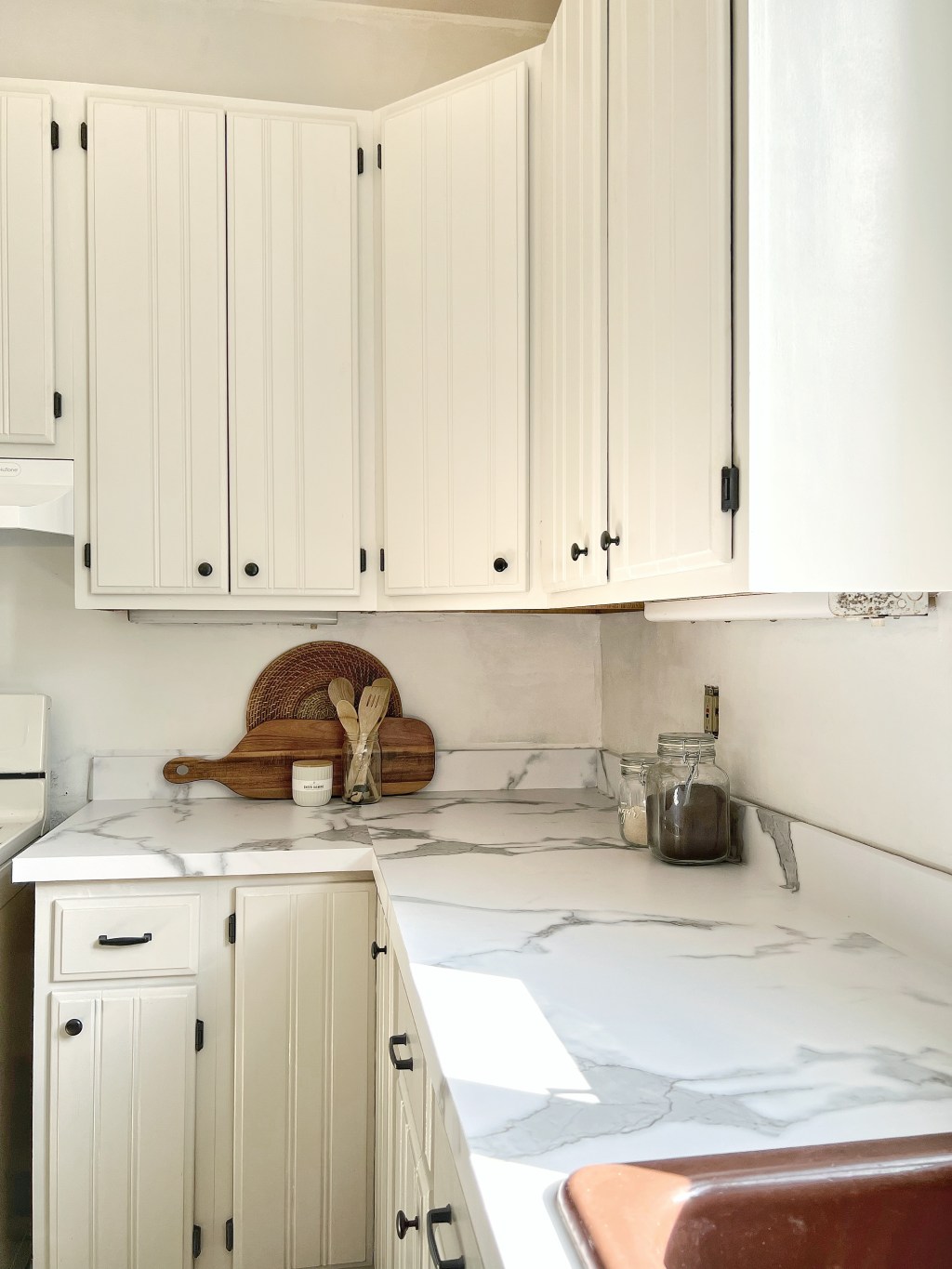 Update Countertops with Contact Paper