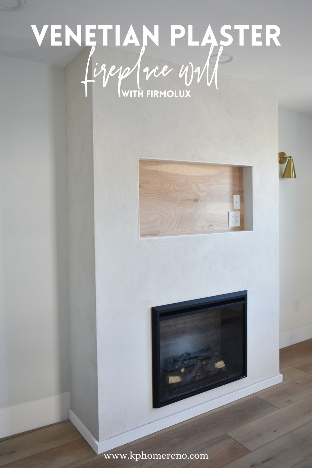 Introducing a Cozy Fireplace Accent Wall with&nbsp;Firmolux